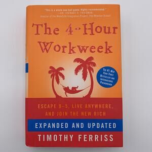 The 4-Hour Workweek by Timothy Ferriss Hardcover 2010 Work Career Retirement